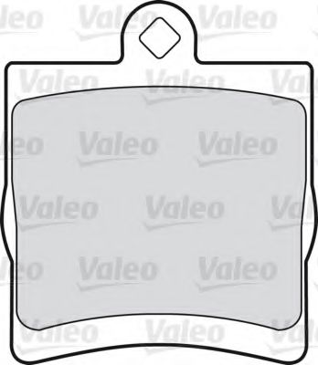 VALEO 598444 Тормозные колодки VALEO для CHRYSLER