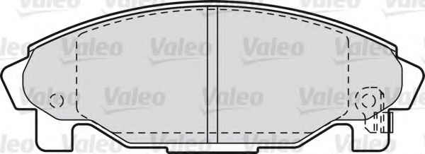 VALEO 598850 Тормозные колодки VALEO для DAIHATSU