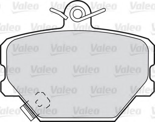 VALEO 598329 Тормозные колодки VALEO для SMART