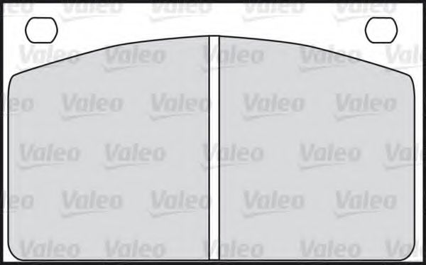 VALEO 598337 Тормозные колодки VALEO для VOLVO