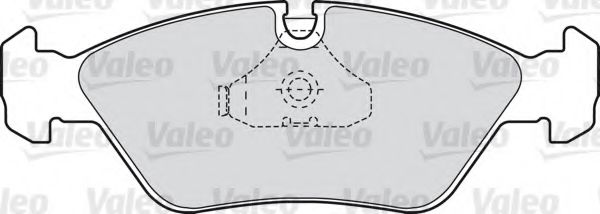 VALEO 540424 Тормозные колодки VALEO для BMW
