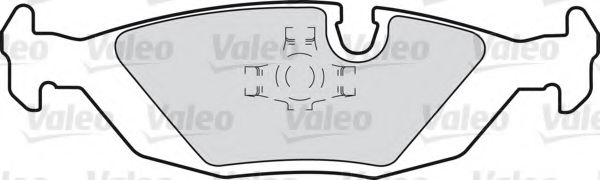 VALEO 598291 Тормозные колодки VALEO для SAAB