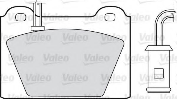 VALEO 598117 Тормозные колодки VALEO 