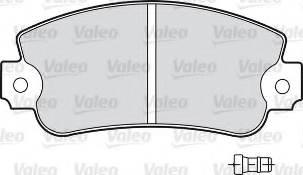 VALEO 540464 Тормозные колодки VALEO для FIAT
