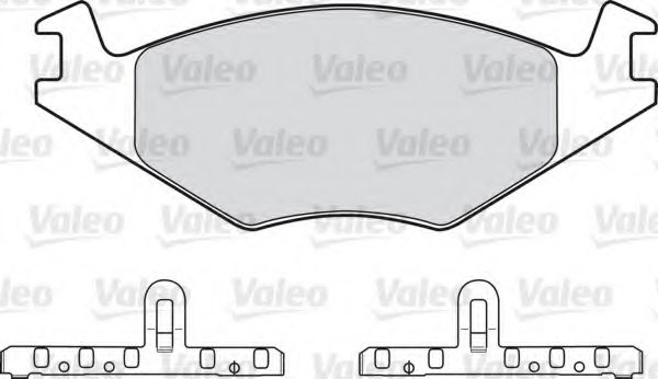 VALEO 551024 Тормозные колодки VALEO для SEAT