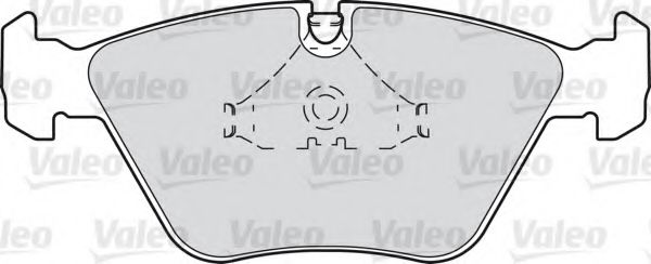 VALEO 598231 Тормозные колодки VALEO для BMW