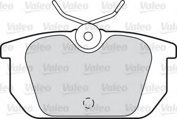 VALEO 551040 Тормозные колодки VALEO для FIAT
