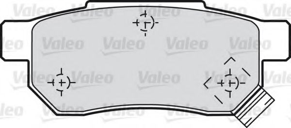 VALEO 598286 Тормозные колодки VALEO для ACURA