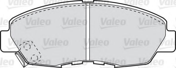 VALEO 598788 Тормозные колодки для ACURA CL