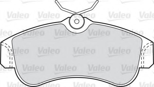 VALEO 540806 Тормозные колодки VALEO для NISSAN