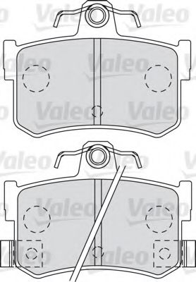 VALEO 598903 Тормозные колодки VALEO для ROVER