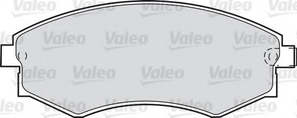 VALEO 551779 Тормозные колодки VALEO для HYUNDAI