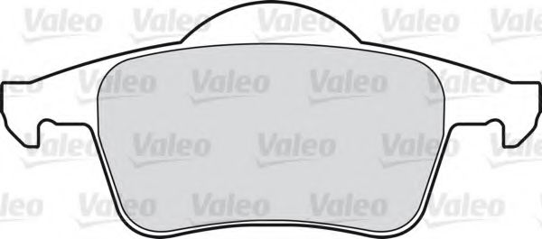 VALEO 598480 Тормозные колодки VALEO для VOLVO
