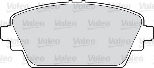VALEO 598436 Тормозные колодки VALEO для NISSAN