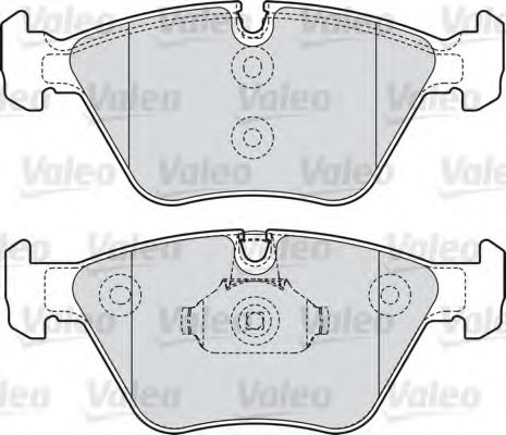 VALEO 598811 Тормозные колодки VALEO для BMW