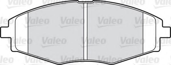 VALEO 598316 Тормозные колодки VALEO для CHEVROLET