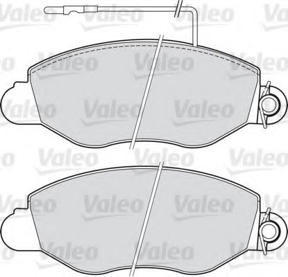 VALEO 541733 Тормозные колодки VALEO для NISSAN