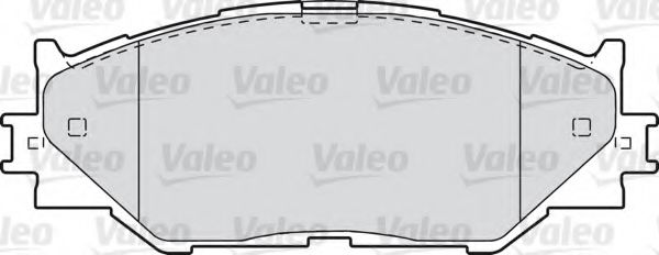 VALEO 601035 Тормозные колодки VALEO для LEXUS