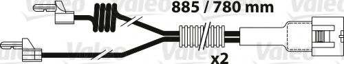 VALEO 882341 Датчик износа тормозных колодок для RENAULT TRUCKS MIDLINER
