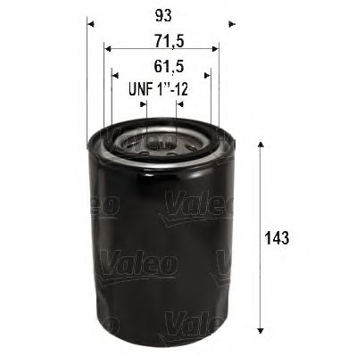 VALEO 586105 Масляный фильтр VALEO для PORSCHE