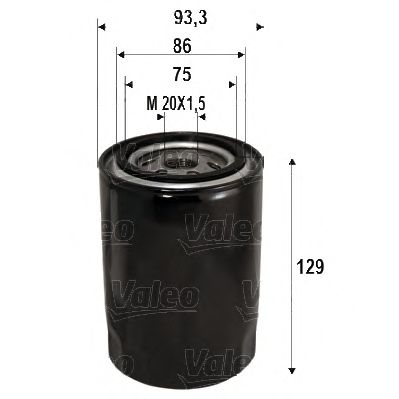 VALEO 586116 Масляный фильтр VALEO для OPEL