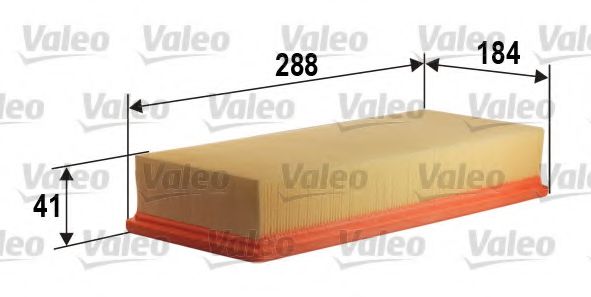 VALEO 585342 Воздушный фильтр VALEO для OPEL