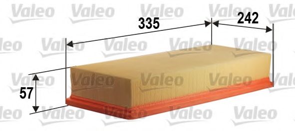 VALEO 585353 Воздушный фильтр для VOLVO 940