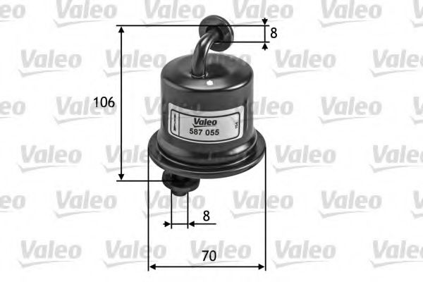 VALEO 587055 Топливный фильтр VALEO 