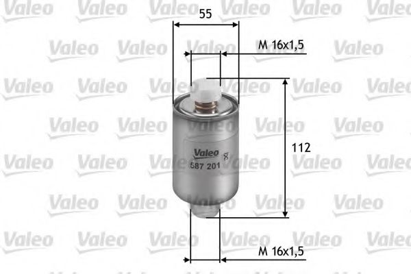 VALEO 587201 Топливный фильтр для OLDSMOBILE CUTLASS