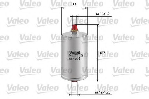 VALEO 587205 Топливный фильтр VALEO для MERCEDES-BENZ