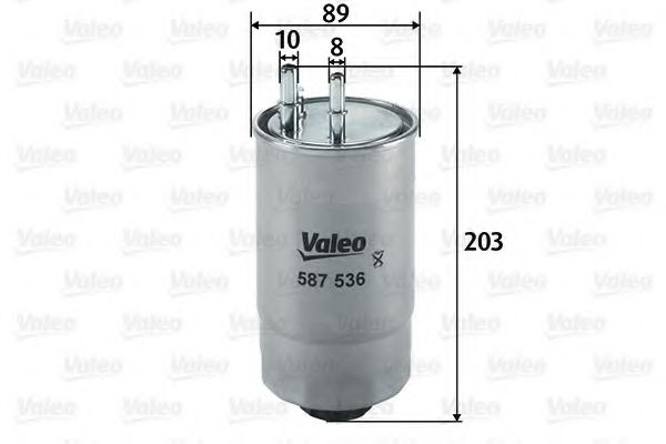 VALEO 587536 Топливный фильтр VALEO для OPEL