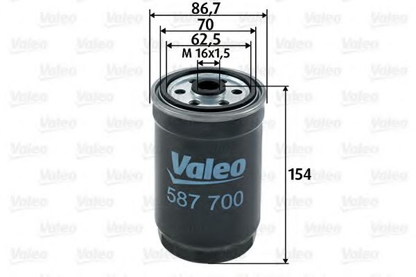 VALEO 587700 Топливный фильтр для DAIHATSU
