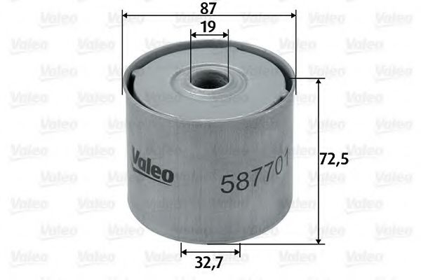 VALEO 587701 Топливный фильтр для TATA