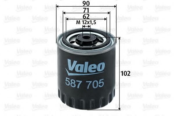 VALEO 587705 Топливный фильтр VALEO для MERCEDES-BENZ