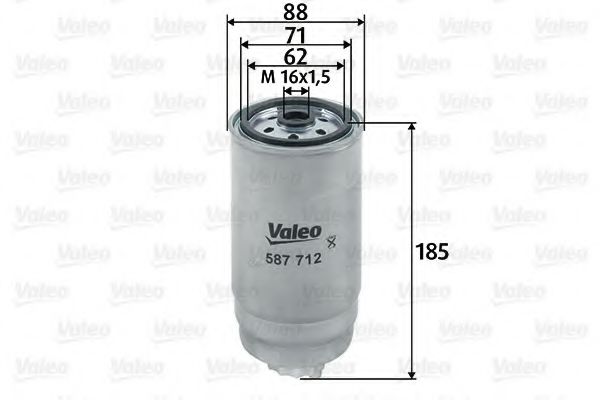 VALEO 587712 Топливный фильтр VALEO для IVECO