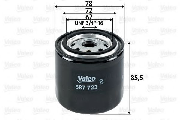 VALEO 587723 Топливный фильтр VALEO 