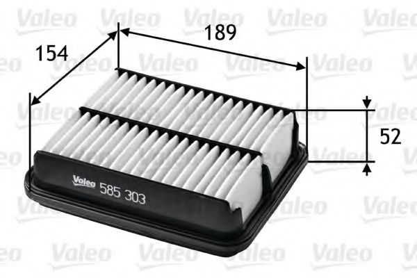 VALEO 585303 Воздушный фильтр VALEO 