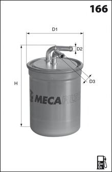 MECAFILTER ELG5318 Топливный фильтр MECAFILTER 