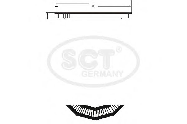 SCT Germany SB078 Воздушный фильтр SCT GERMANY 