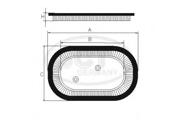 SB 942 SCT GERMANY Воздушный фильтр SB 942 SCT GERMANY Воздушный фильтр