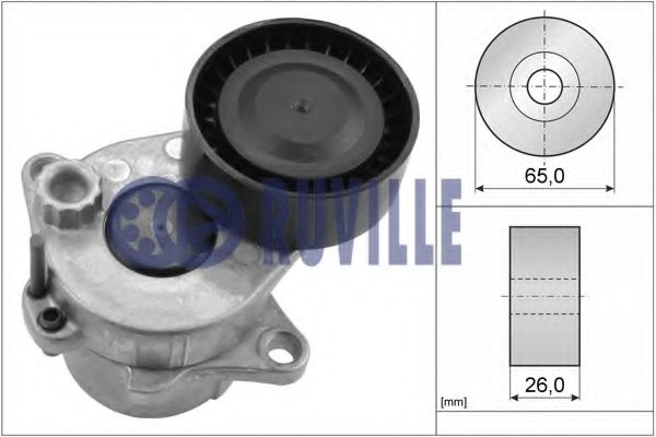 RUVILLE 57503 Натяжная планка, поликлиновой ремень RUVILLE 57503 Натяжная планка, поликлиновой ремень