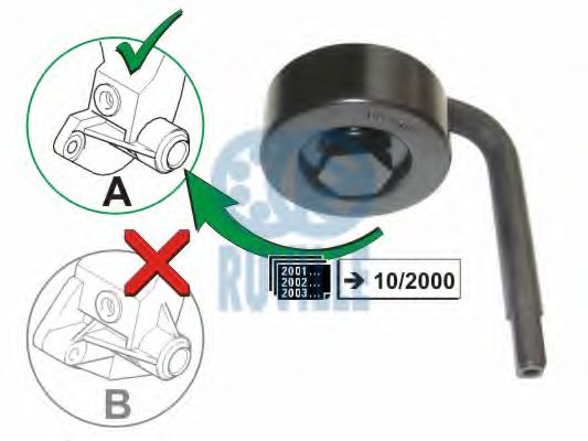 RUVILLE 55071 Натяжной ролик, поликлиновой ремень RUVILLE 55071 Натяжной ролик, поликлиновой ремень