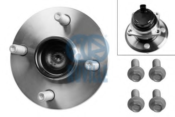 RUVILLE 6966 Комплект подшипника ступицы колеса 