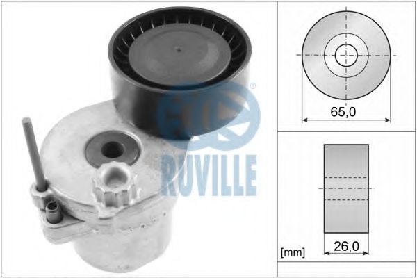 RUVILLE 55166 Натяжная планка, поликлиновой ремень для MERCEDES-BENZ C-CLASS (W205) C 300 4-matic (205.049) RUVILLE 55166 Натяжная планка, поликлиновой ремень для MERCEDES-BENZ C-CLASS (W205) C 300 4-matic (205.049)