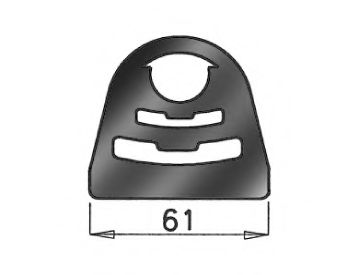 DINEX 50985 Кронштейн, система выпуска ОГ 