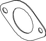 DINEX 62801 Прокладка, труба выхлопного газа 