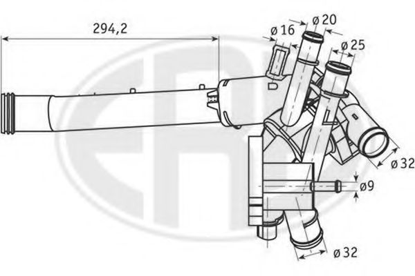 ERA 350347 Термостат для AUDI