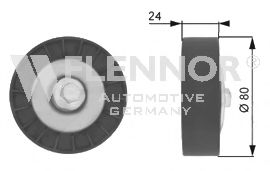 FLENNOR FU23491 Ролик ремня генератора FLENNOR 