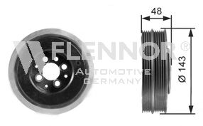 FLENNOR FVD99537 Шкив коленвала FLENNOR 
