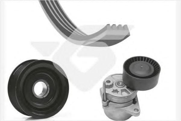 HUTCHINSON KHV190 Поликлиновой ременный комплект HUTCHINSON KHV190 Поликлиновой ременный комплект